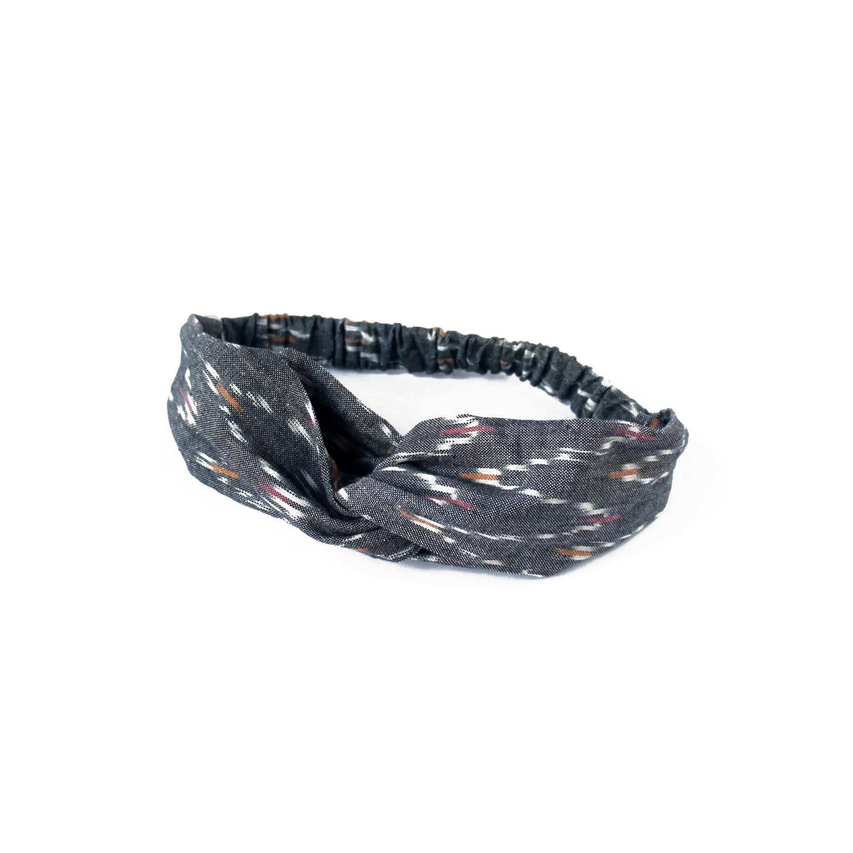 Organic Cotton Twist Headband - Stone Gray