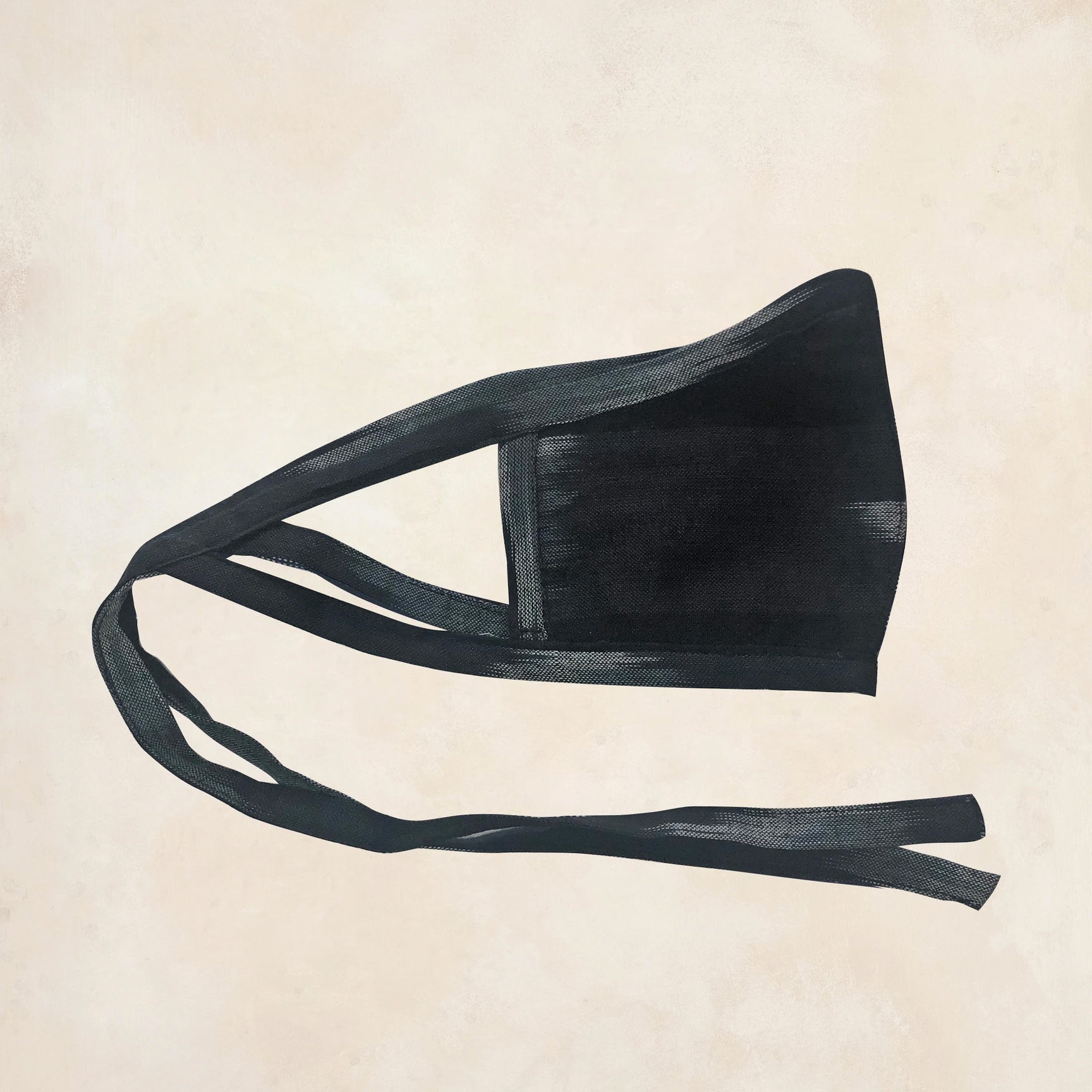 Set of 2 Ikat Face Masks - Black & Grey