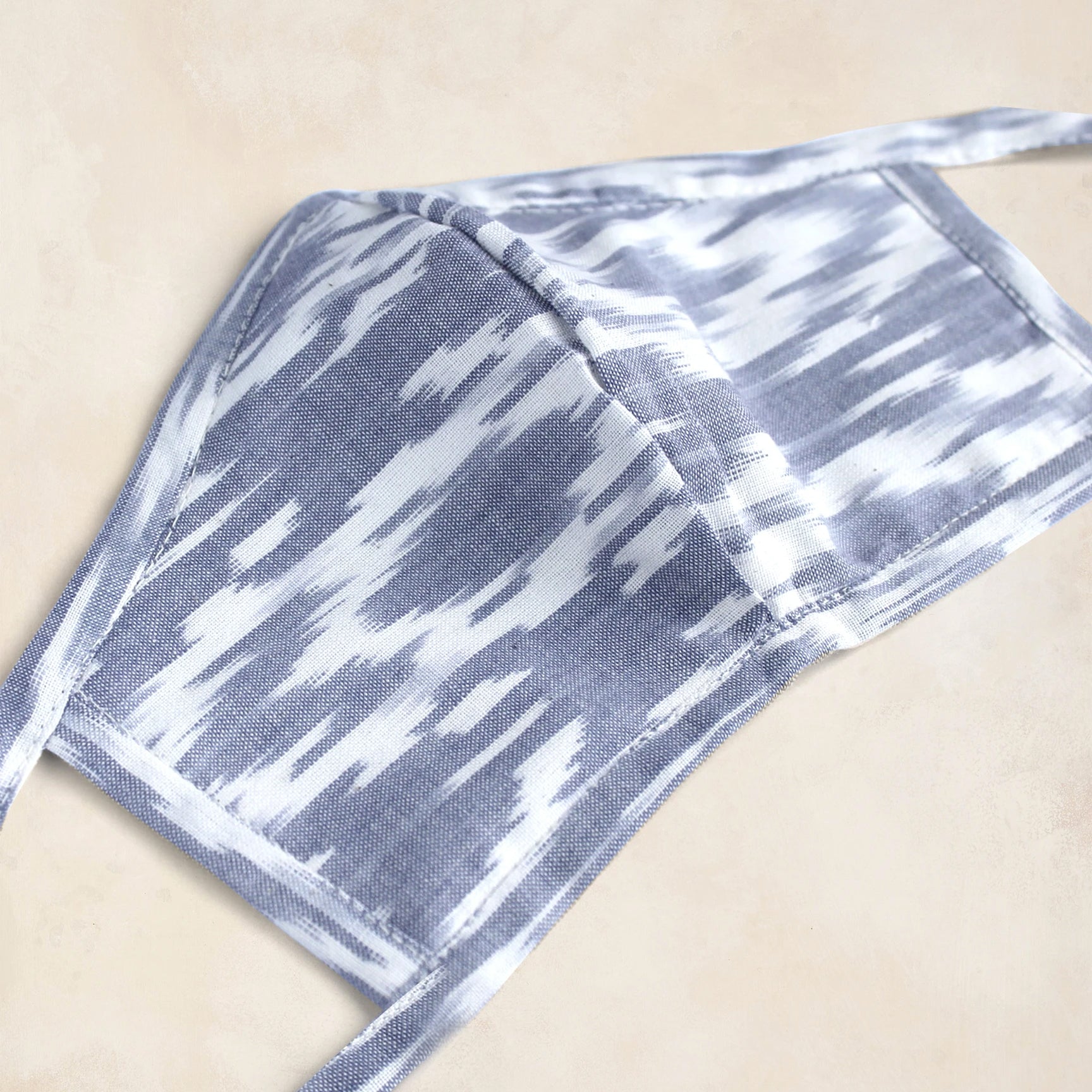 Set of 2 Ikat Face Masks - Lavender