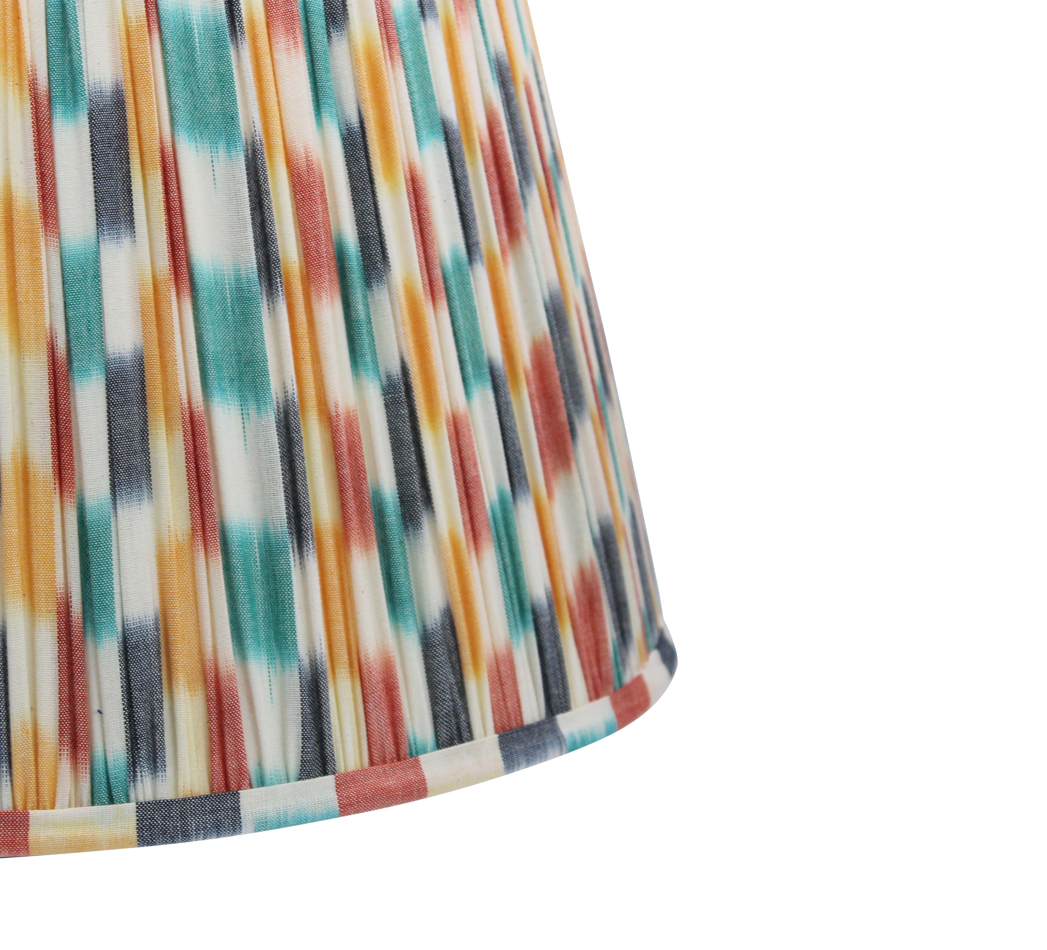Chequered Cotton Ikat Lampshade