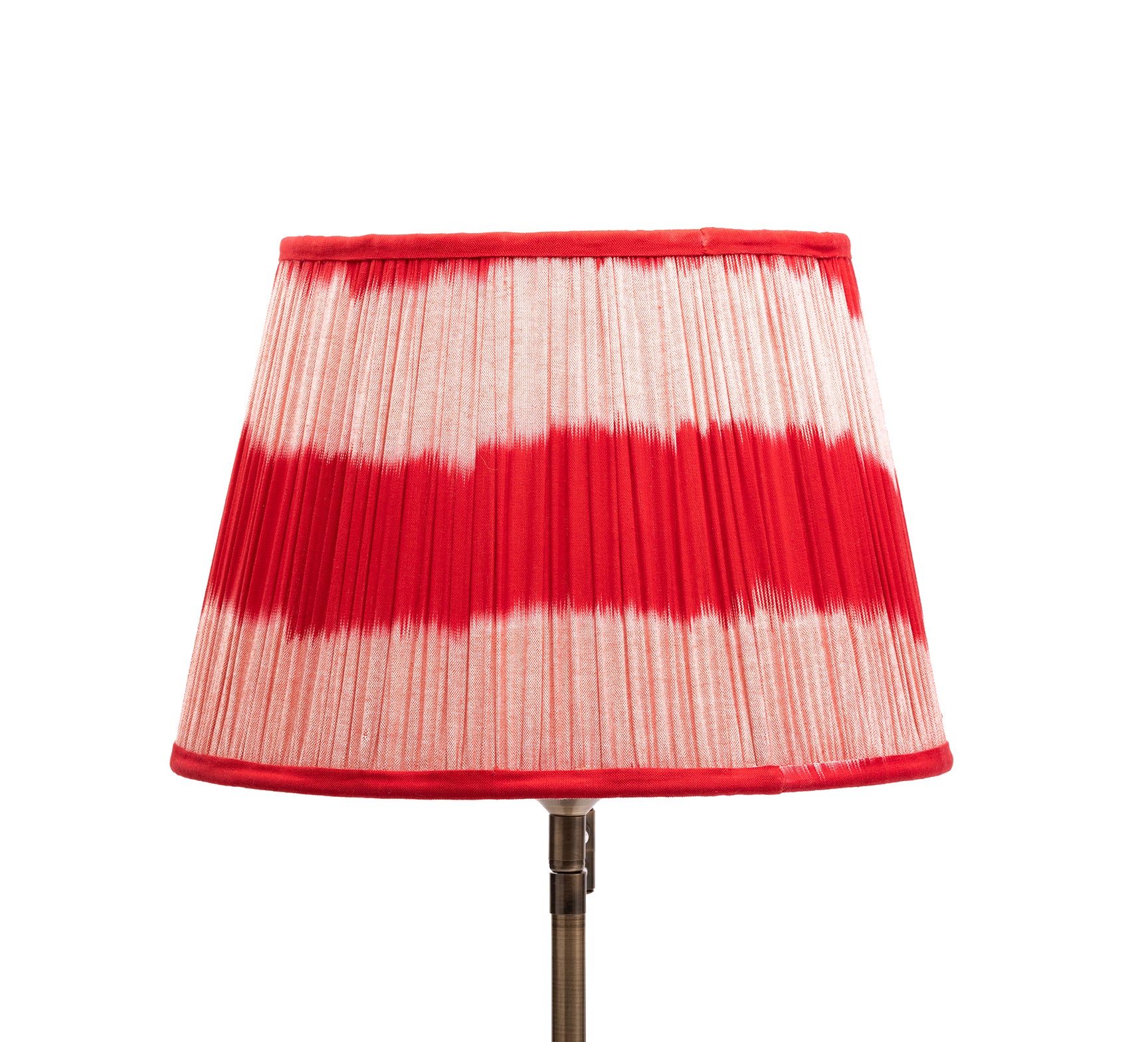 Red Shibori Lampshade