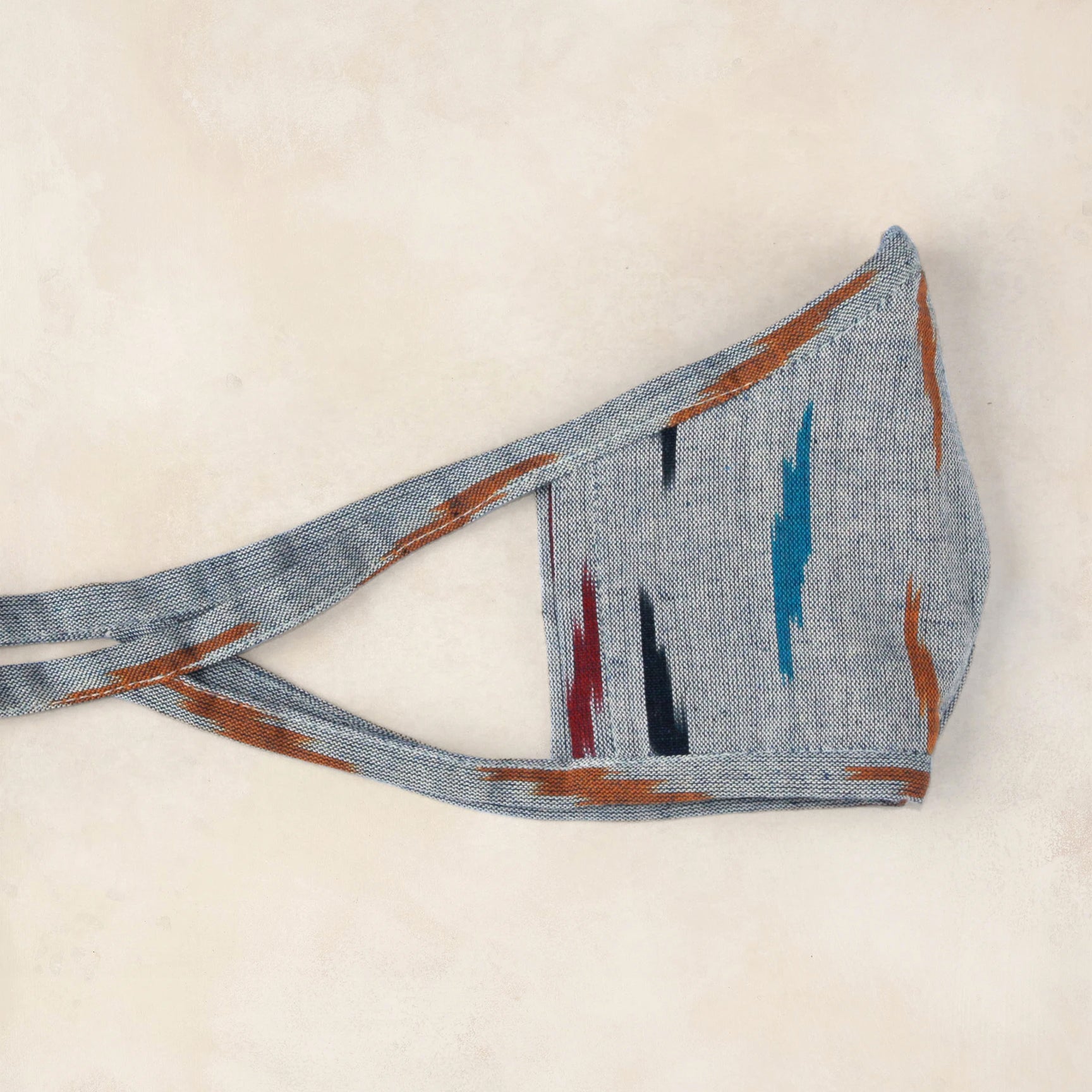 Set of 2 Ikat Face Masks - Sky