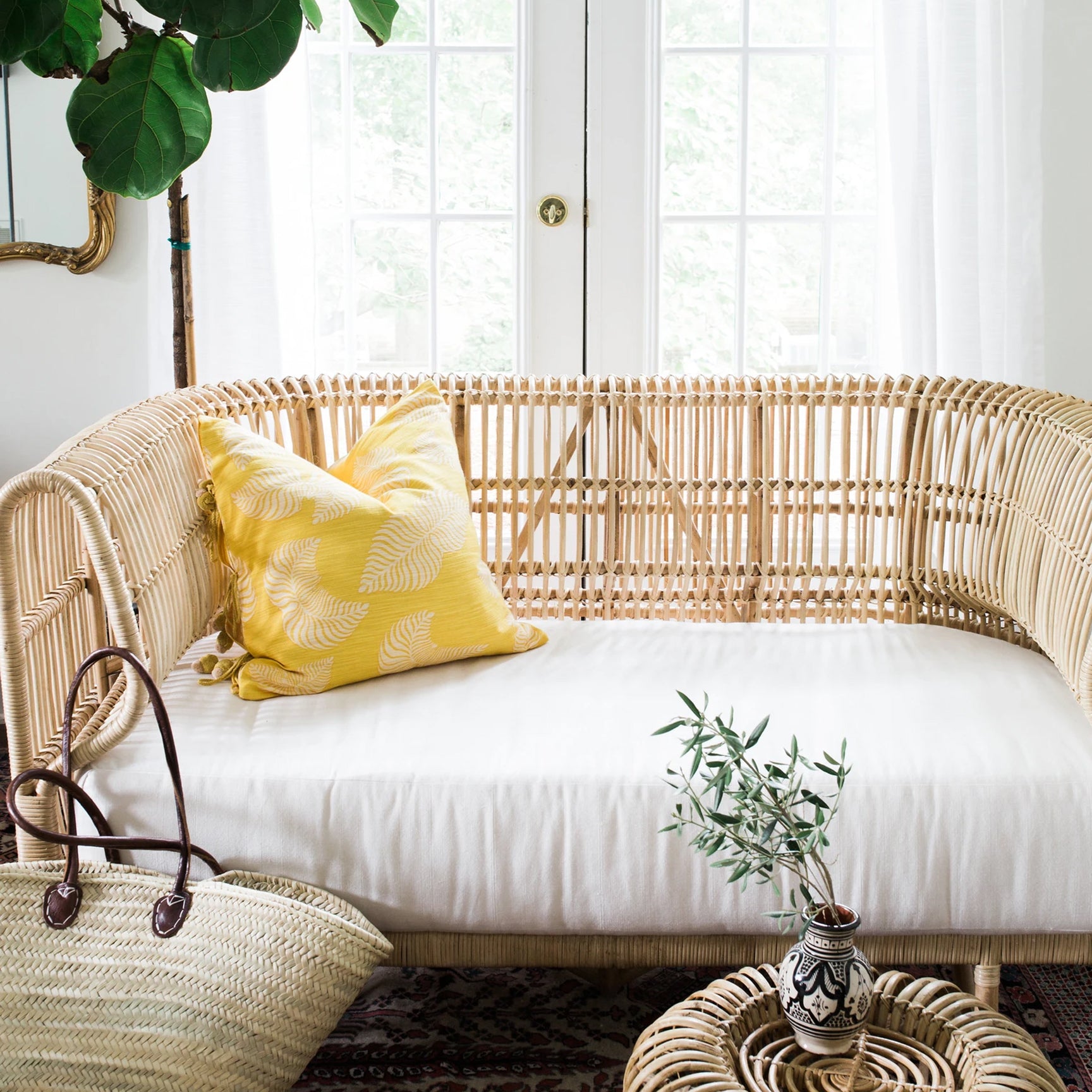 Urja Cushion - Golden Yellow