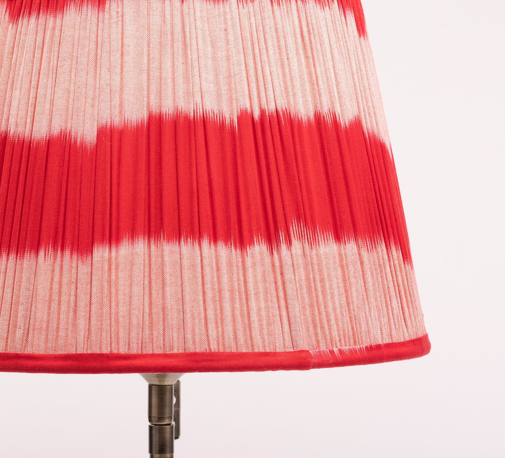 Red Shibori Lampshade