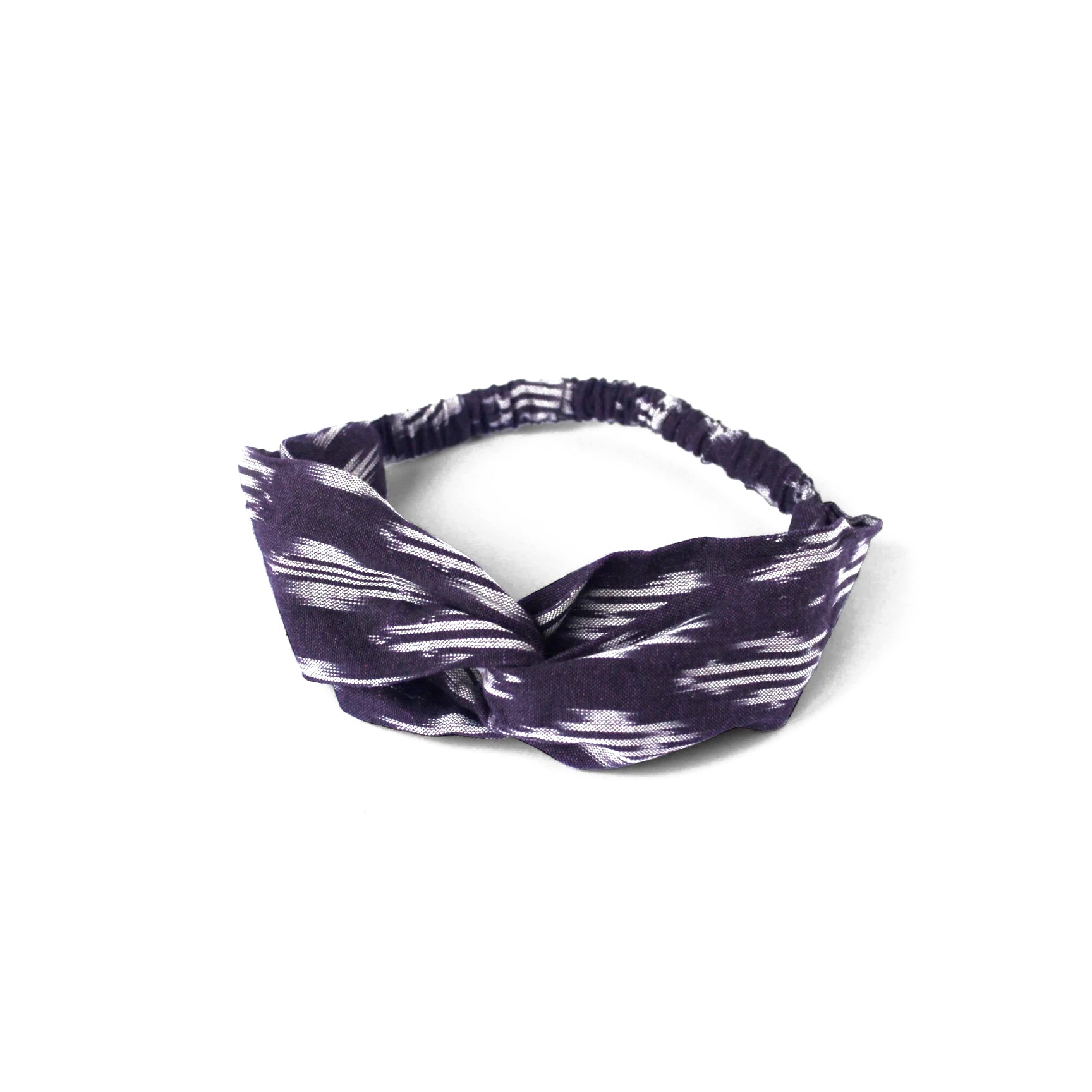 Organic Cotton Twist Headband - Plum