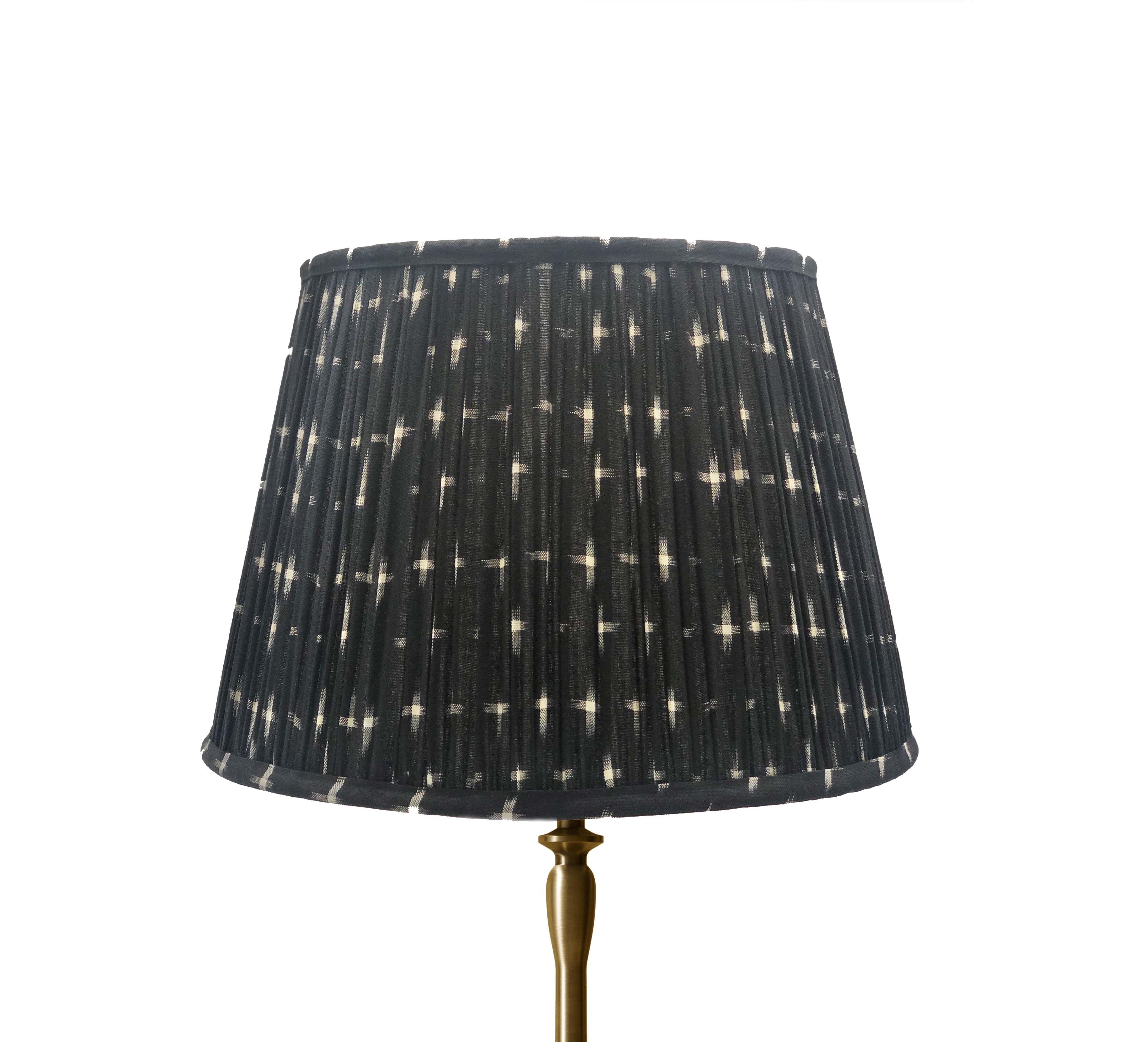 Black Ikat Lampshade