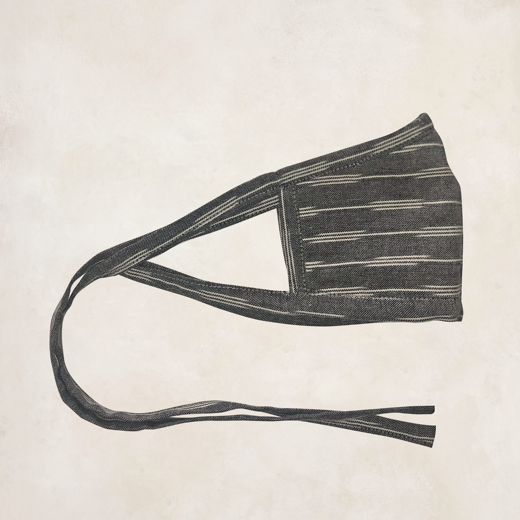 Set of 2 Ikat Face Masks - Charcoal